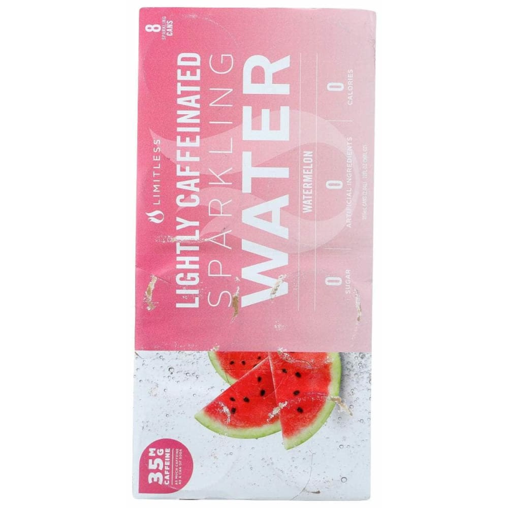 LIMITLESS Grocery > Beverages > Water > Sparkling Water LIMITLESS: Watermelon Sparkling Water 8 Pk, 96 fo