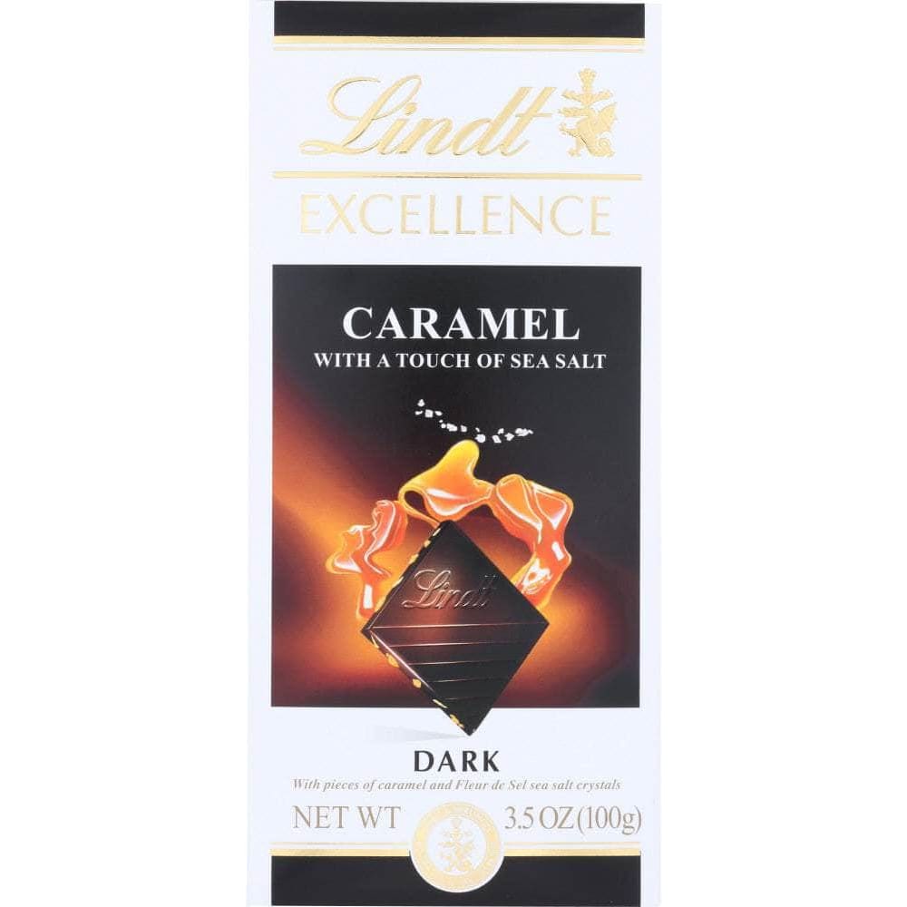 Lindt Lindt Chocolate Bar Caramel a Touch of Sea Salt, 3.5 oz