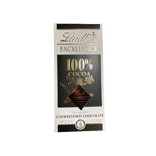 Lindt Lindt Excellence 100 % Cocoa Unsweetened Chocolate Bar, 1.7 oz