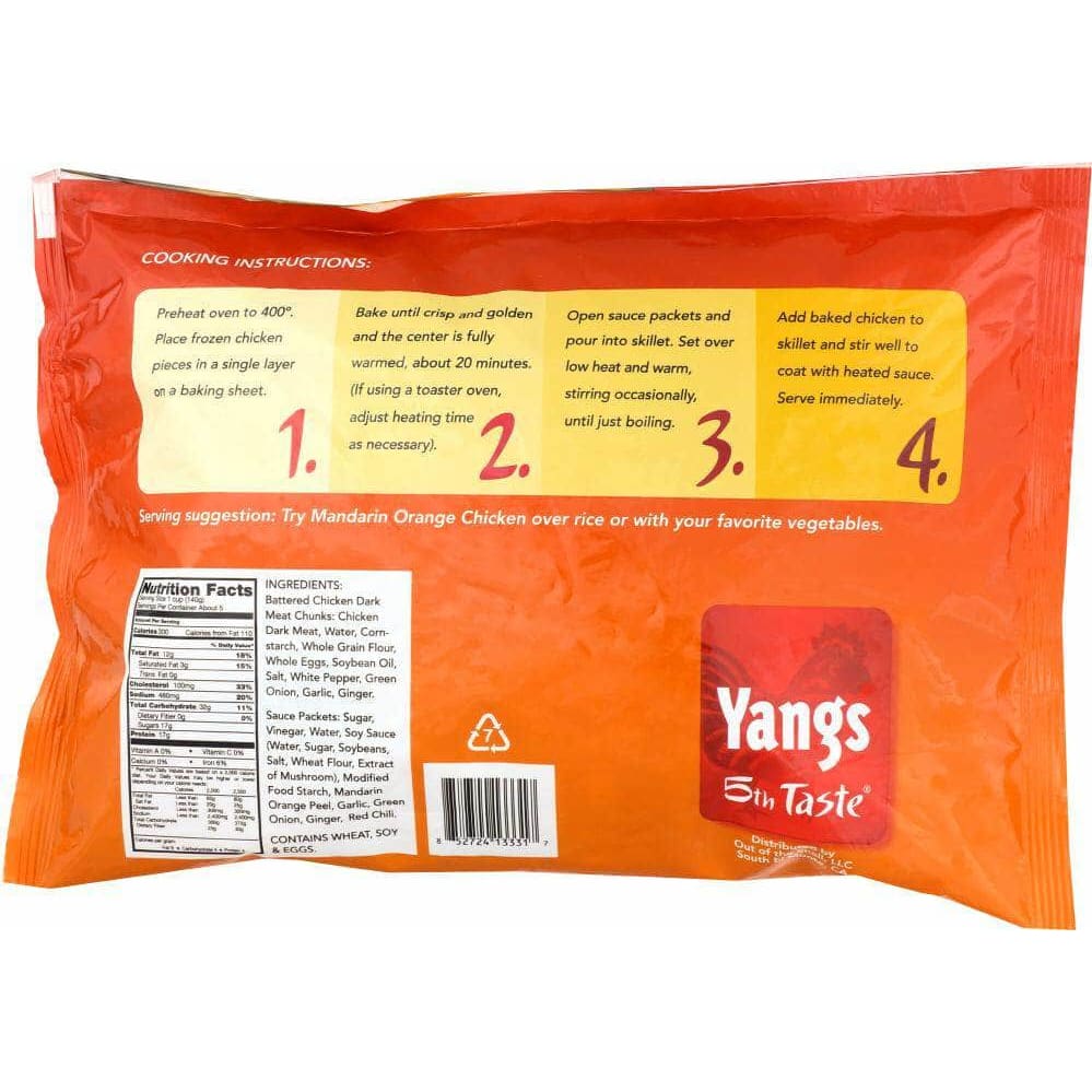 Yangs 5Th Taste Lings Mandarin Orange Chicken Meal, 22 oz