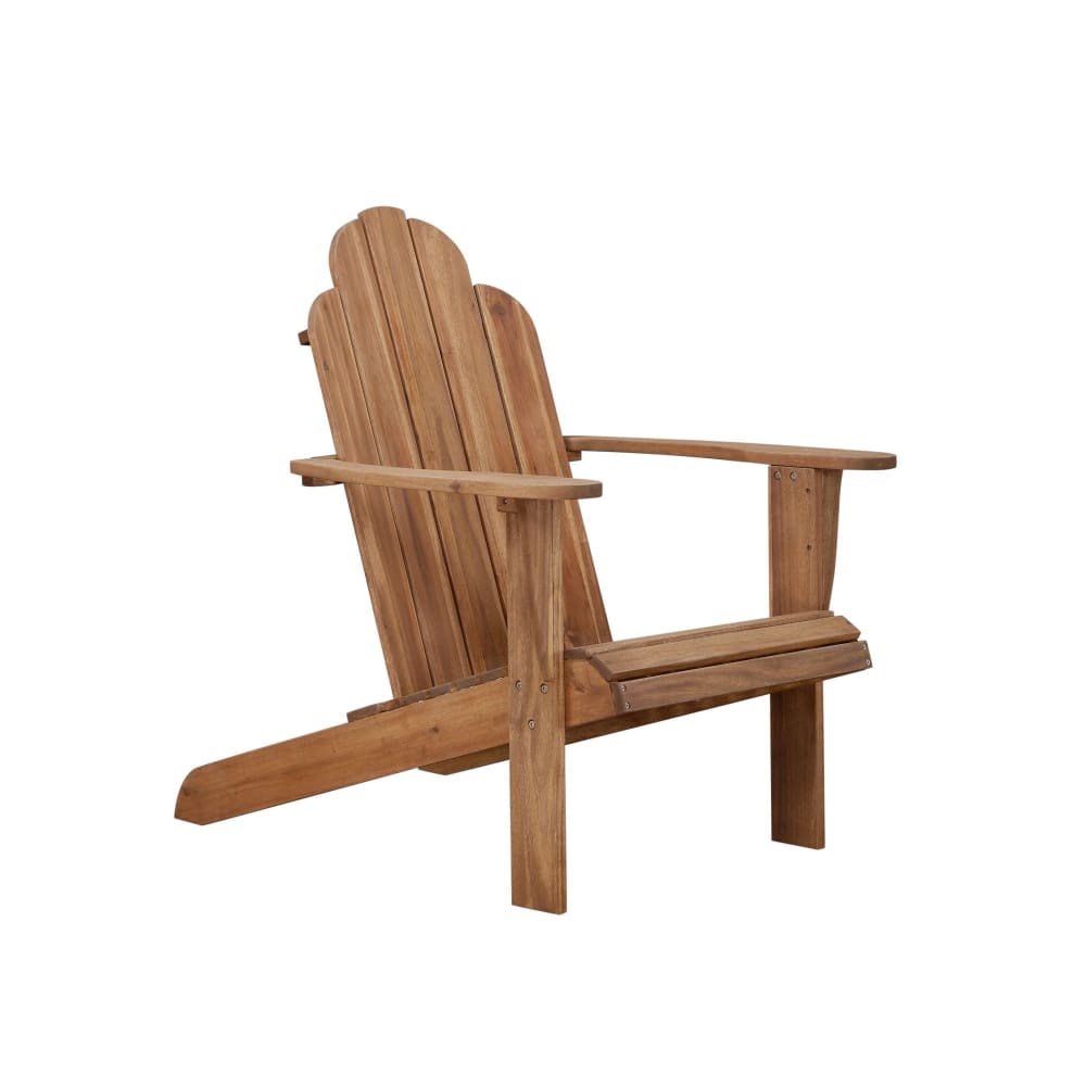 Linon Teak Adirondack Chair - Brown - Linon