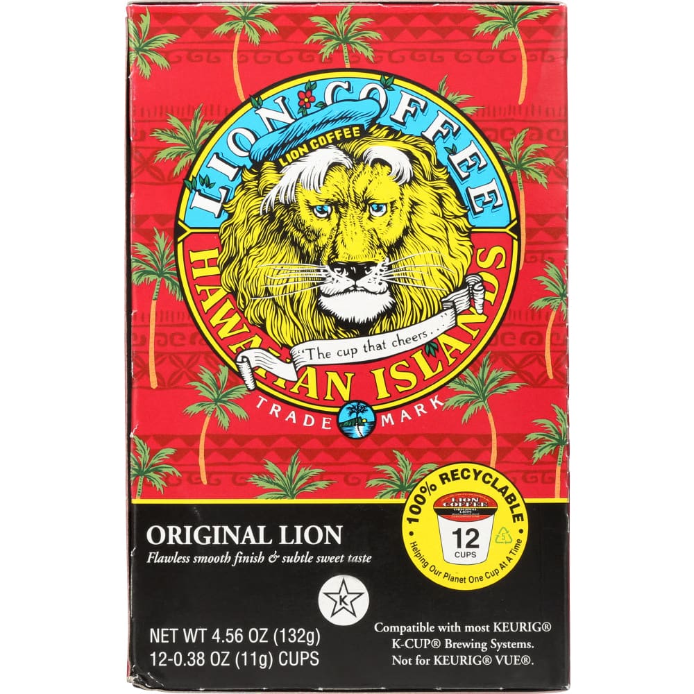 LION COFFEE: Original Coffee Single Serve 12 pack (Pack of 2) - Grocery > Natural Snacks > Snacks - LION COFFEE