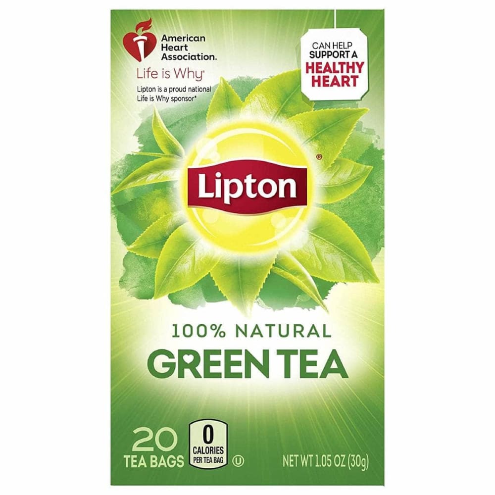 LIPTON Grocery > Beverages > Coffee, Tea & Hot Cocoa LIPTON: 100% Natural Green Tea, 20 bg