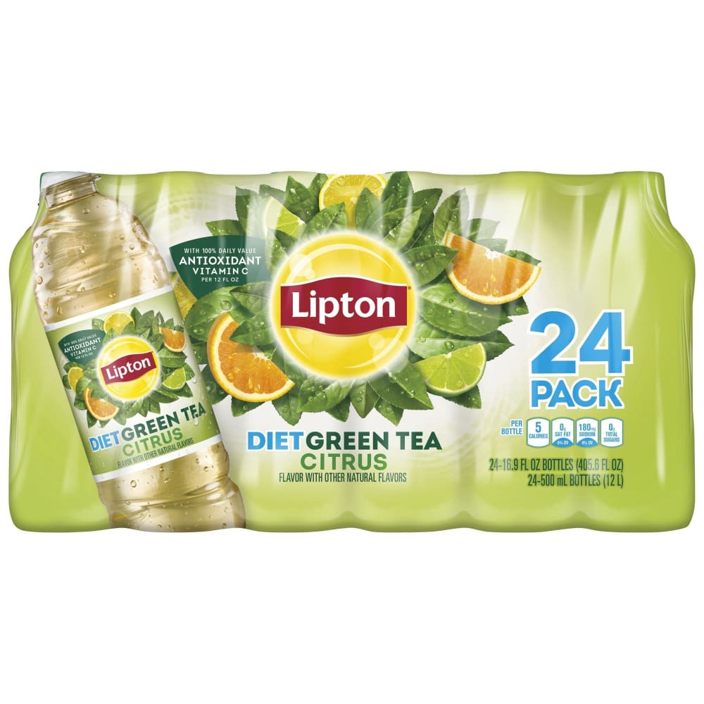 Lipton Diet Green Tea with Citrus 24 pk./16.9 oz. - Lipton