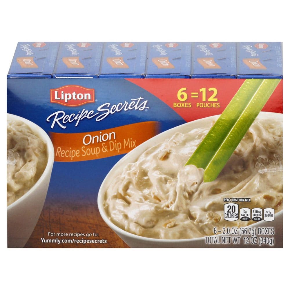Lipton Onion Recipe Soup and Dip Mix (2 oz. 6 pk.) (Pack of 2) - Canned Foods & Goods - Lipton