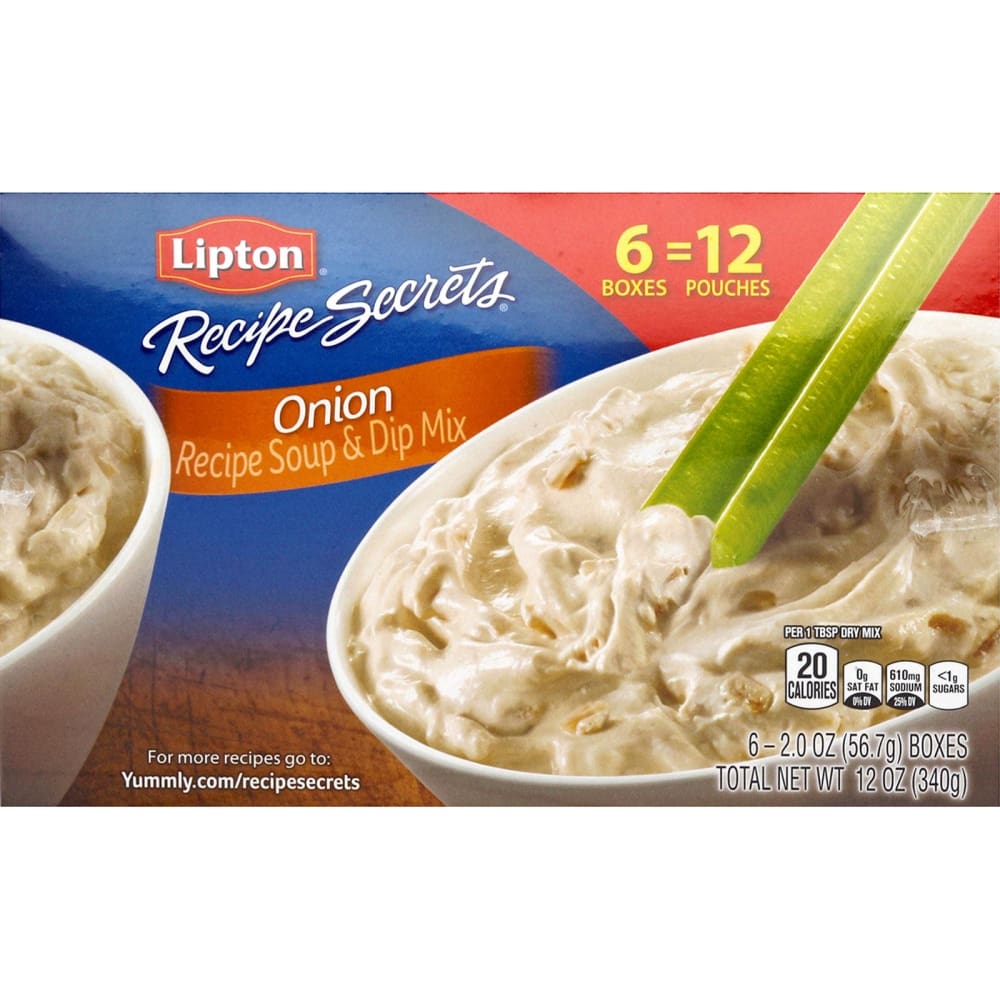 Lipton Lipton Recipe Secrets Onion Recipe Soup and Dip Mix 6 pk/ 2 oz. - Home/Grocery Household & Pet/Canned & Packaged Food/Canned & Jarred