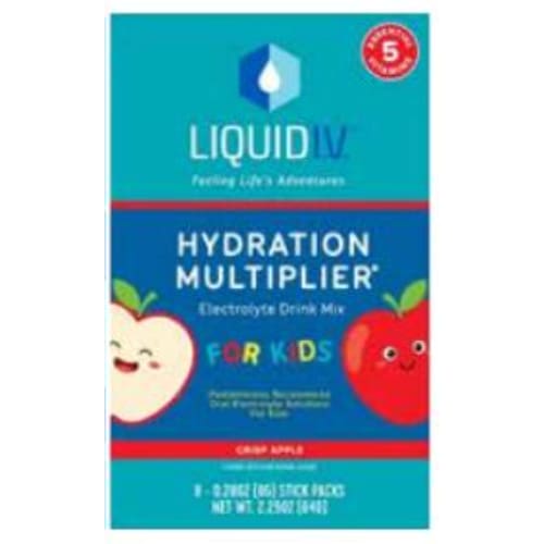 LIQUID I.V: Kids Crisp Apple 8ct 2.25 oz (Pack of 2) - Vitamins & Supplements > Vitamins & Minerals - LIQUID I.V