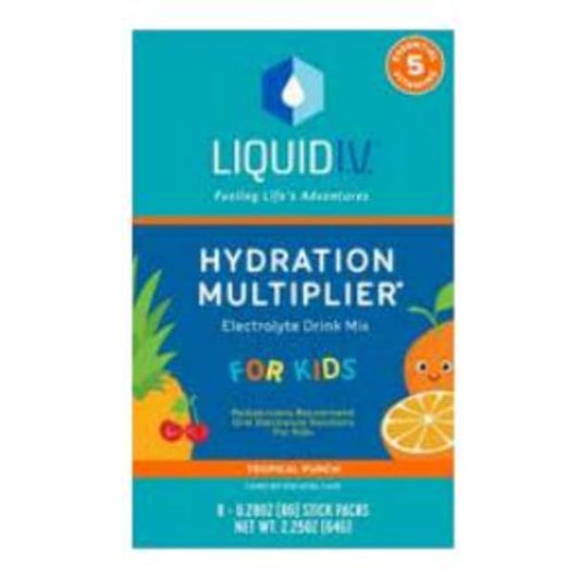 LIQUID I.V: Kids Tropical Punch 8ct 2.25 oz (Pack of 2) - Vitamins & Supplements > Vitamins & Minerals - LIQUID I.V