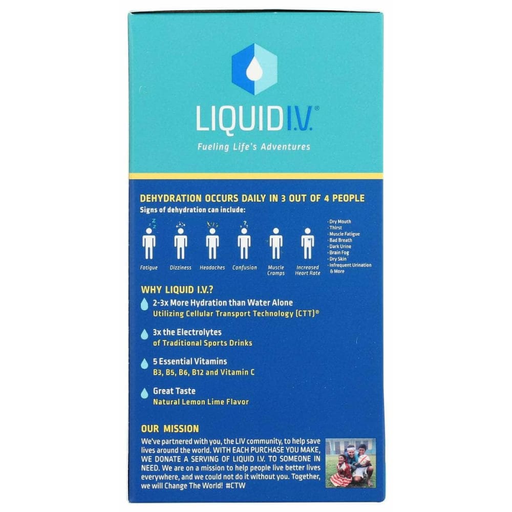 LIQUID IV Liquid Iv Hydration Lemon Lime 10Pk, 5.65 Oz