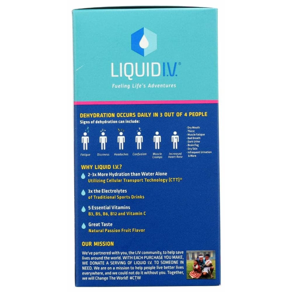 LIQUID IV Liquid Iv Hydration Passn Frt 10Pk, 5.65 Oz