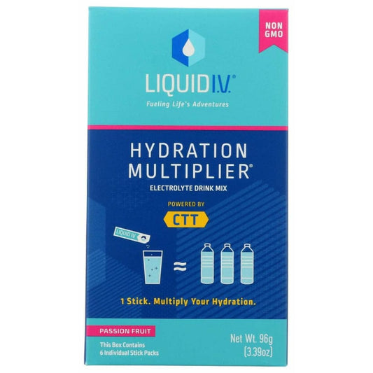 LIQUID I.V. LIQUID IV Hydration Pssion Frt 6Ct, 3.39 oz