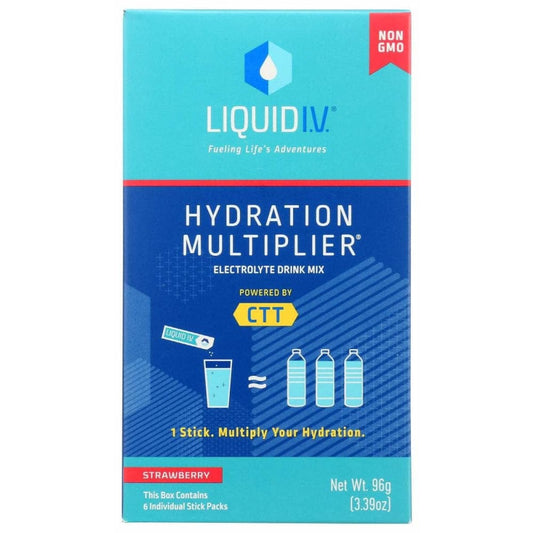 LIQUID I.V. LIQUID IV Hydration Strawberry 6Pkt, 3.39 oz
