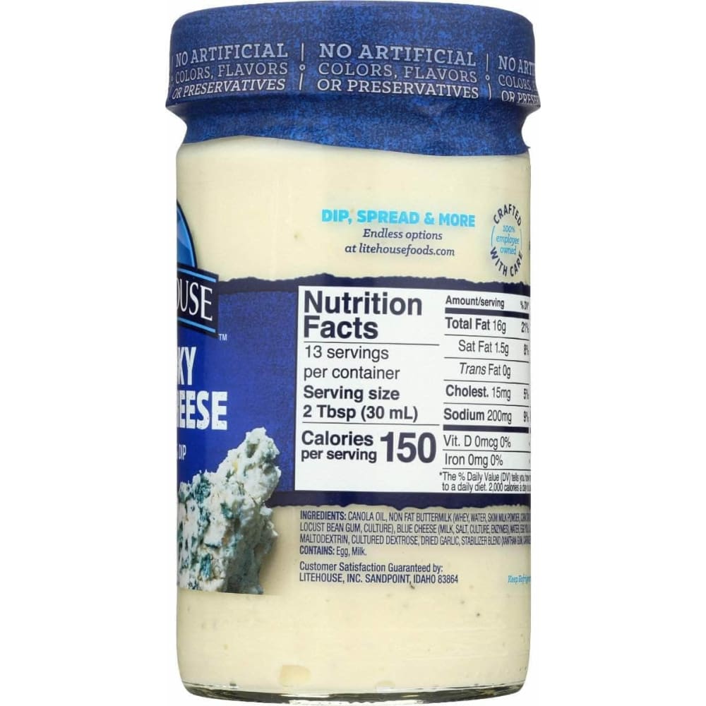 Litehouse Litehouse Chunky Blue Cheese Dressing and Dip, 13 oz