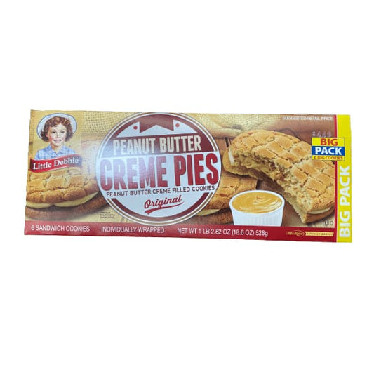 Little Debbie Little Debbie Big Pack Peanut Butter Creme Pies, 18.6 oz