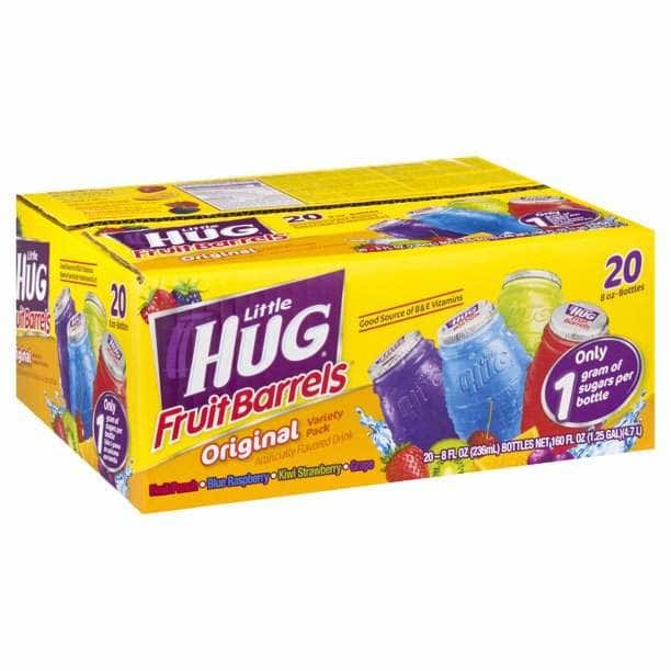 LITTLE HUG Grocery > Beverages > Juices LITTLE HUG Drinks Orgnl Vrty Pk 20Ct, 160 fo