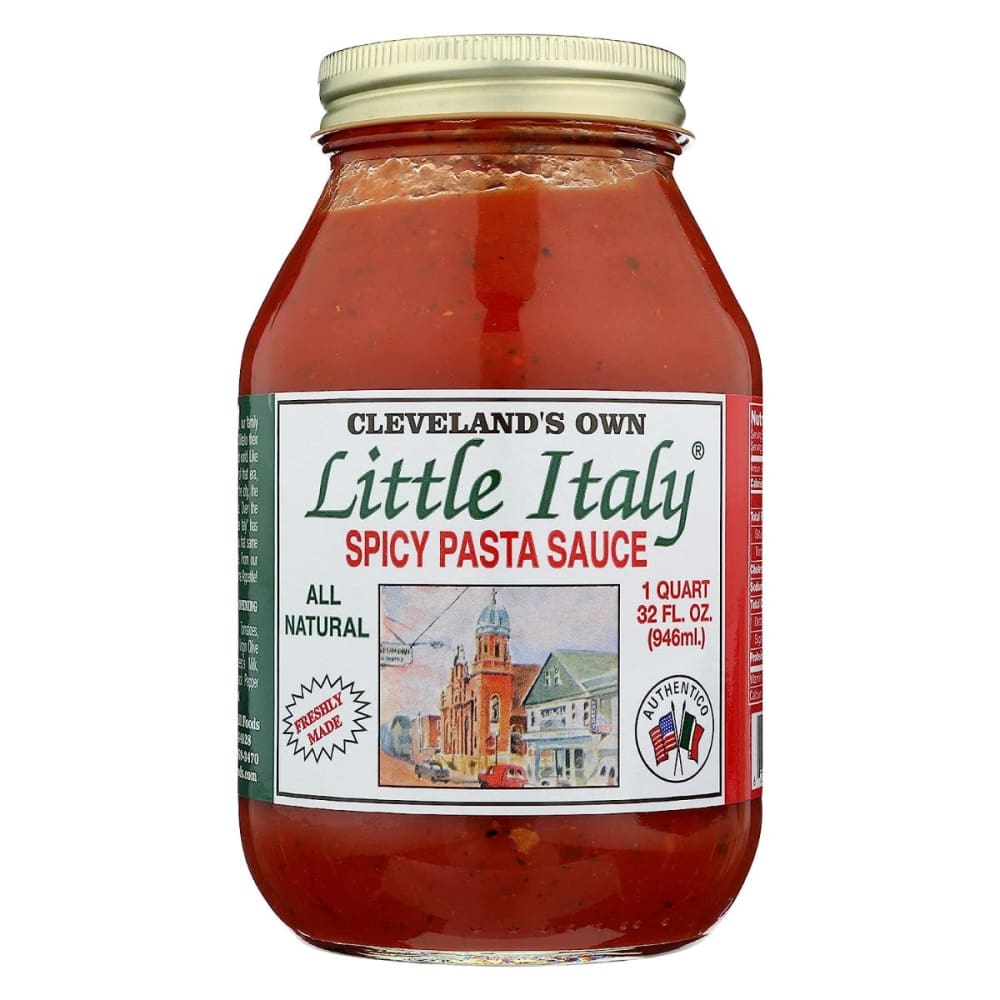 LITTLE ITALY: Spicy Pasta Sauce 32 oz (Pack of 4) - Grocery > Pantry > Pasta and Sauces - LITTLE ITALY