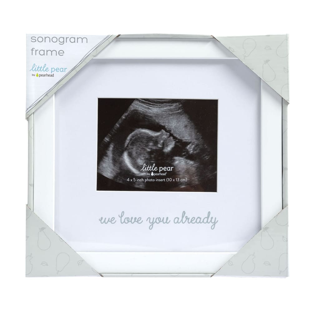 Little Pear We Love You Already Sonogram Photo Frame White - Home/Toys/Indoor Play/Kids’ Room Decor/ - Unbranded
