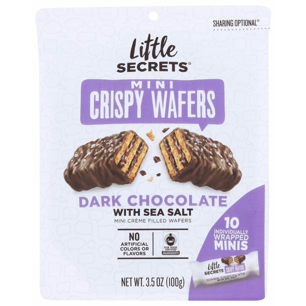 LITTLE SECRETS LLC LITTLE SECRETS LLC Wafer Drk Choc Sslt, 3.5 oz