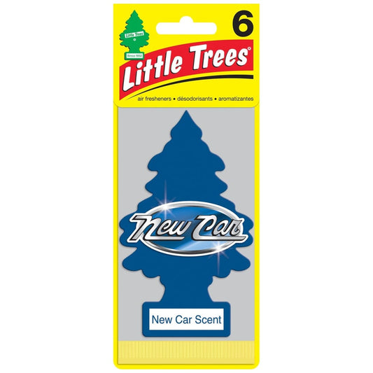 Little Tree New Car Scent Air Fresheners 6 pk. - Home/Home/Home Improvement/Garage & Automotive/Detailing & Car Care/ - Unbranded