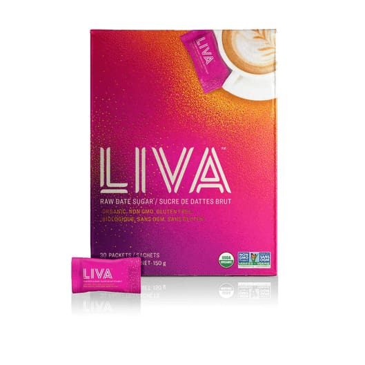 LIVA Grocery > Cooking & Baking > Sugars & Sweeteners LIVA: Sugar Raw Date 30 Packets, 5.29 oz