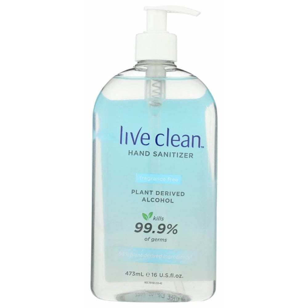 LIVE CLEAN LIVE CLEAN Sanitizer Hand Frag Free, 16 oz