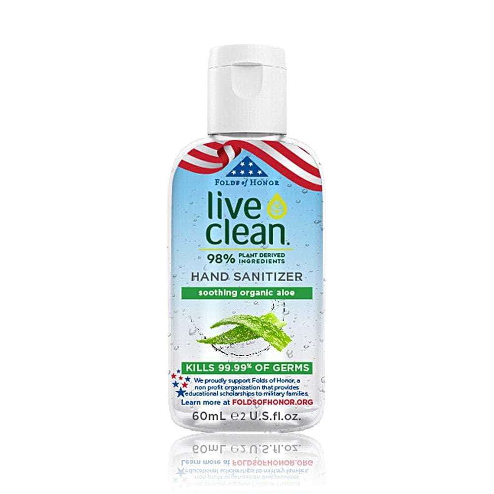 LIVE CLEAN Live Clean Sanitizer Hand With Aloe, 2 Oz