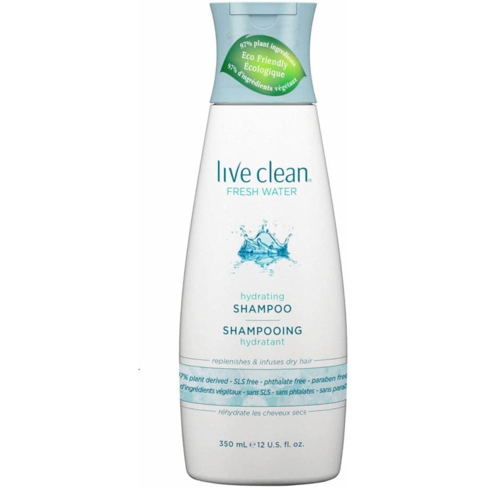 Live Clean Live Clean Shampoo Fresh Water, 12 oz