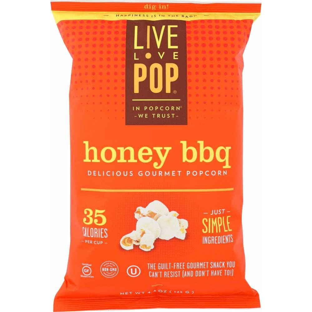 Live Love Pop Live Love Pop Honey Bbq Popcorn, 4.4 oz