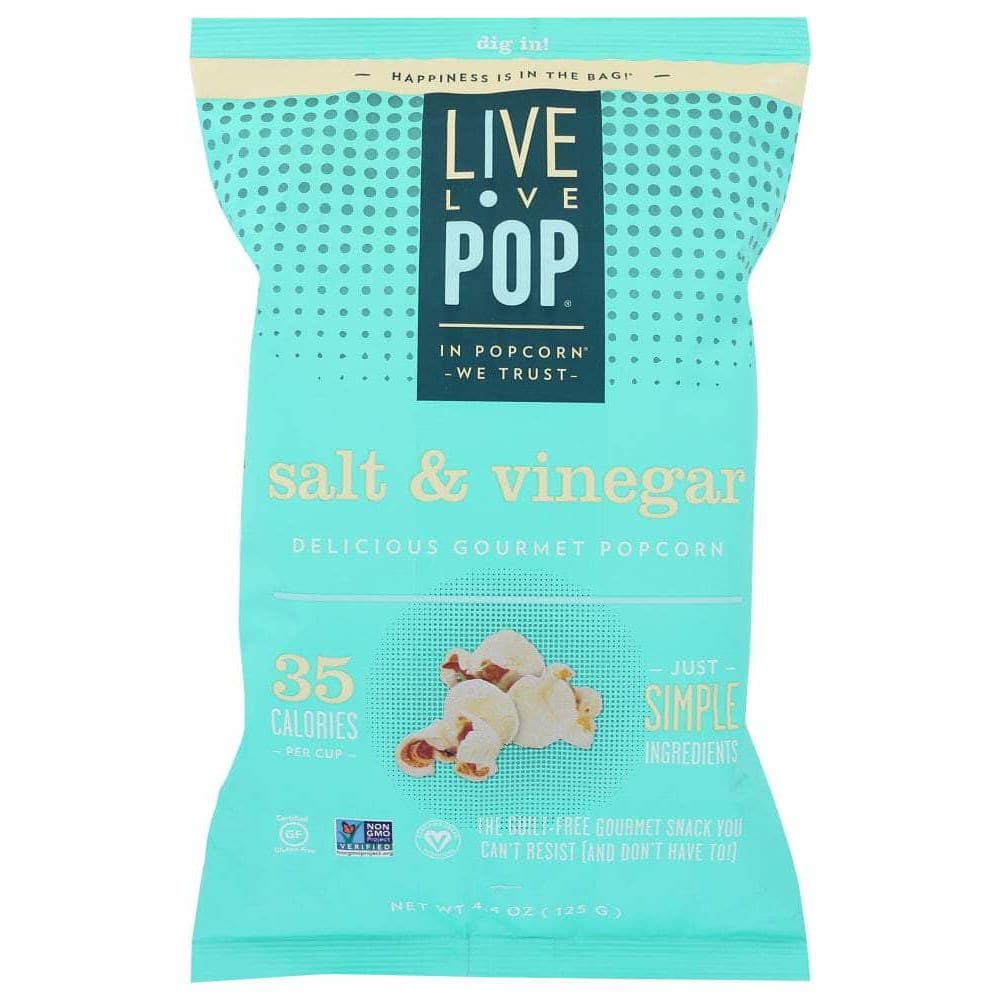 Live Love Pop Live Love Pop Salt & Vinegar Popcorn, 4.40 Oz