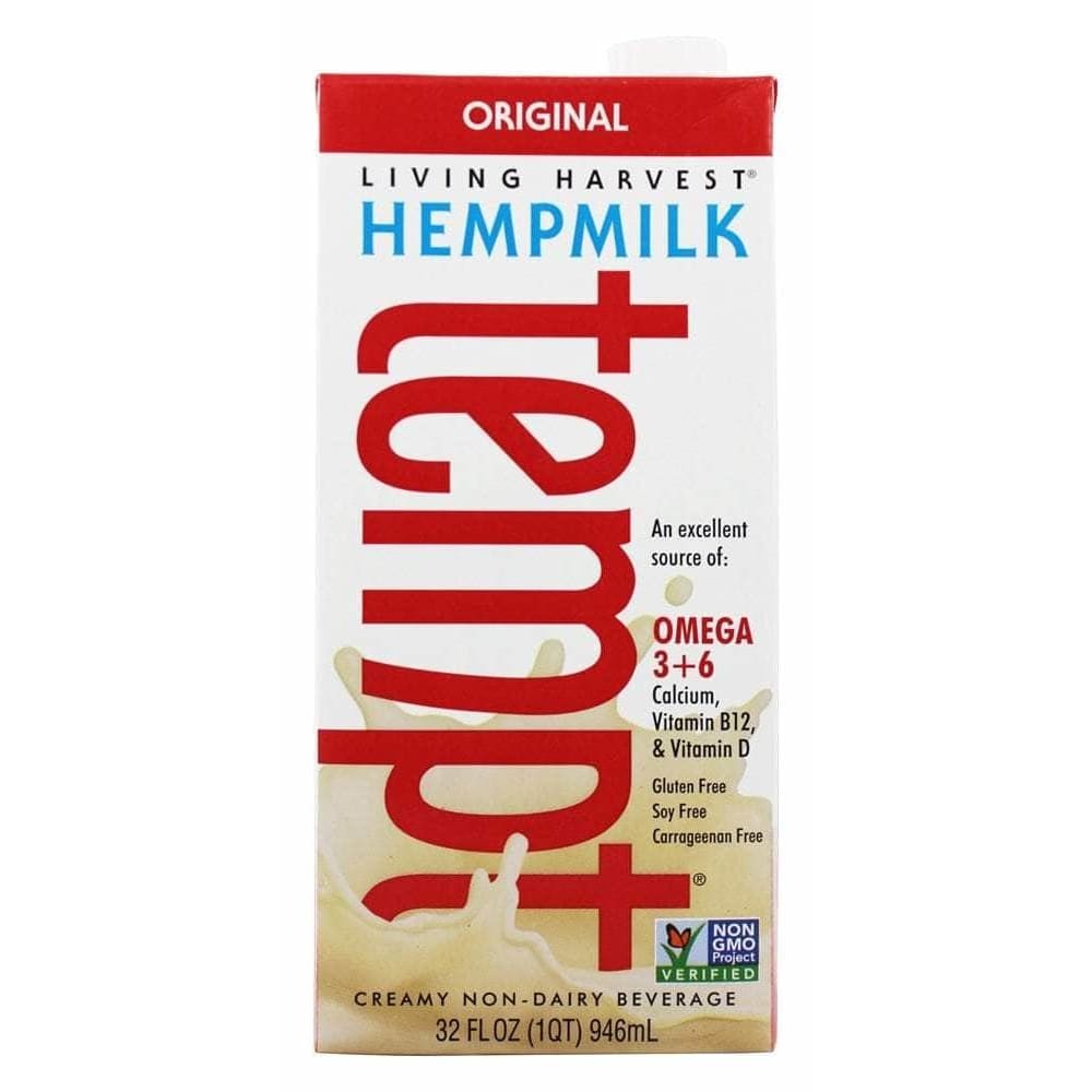 LIVING HARVEST Grocery > Beverages > Milk & Milk Substitutes LIVING HARVEST: Original Hempmilk Gluten Free, 32 fl oz