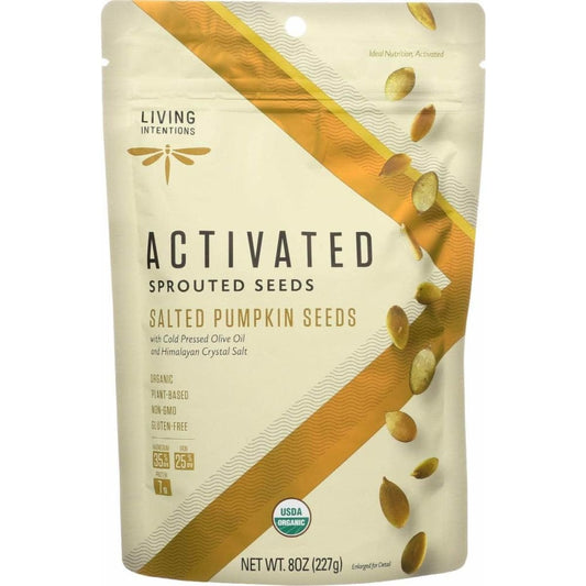 LIVING INTENTIONS LIVING INTENTIONS Sprtd Pumpkin Seeds, 8 oz