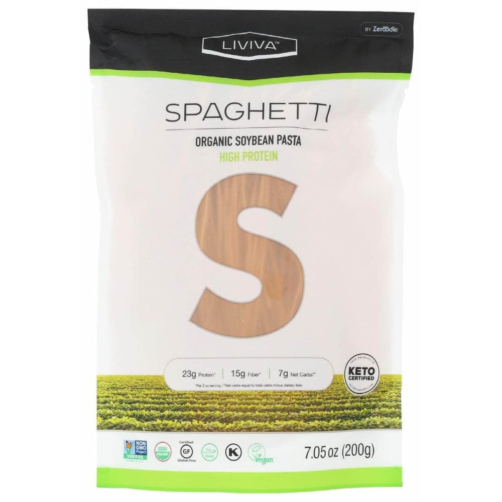 LIVIVA Grocery > Meal Ingredients > Noodles & Pasta LIVIVA: Organic Soybean Spaghetti, 7.05 oz