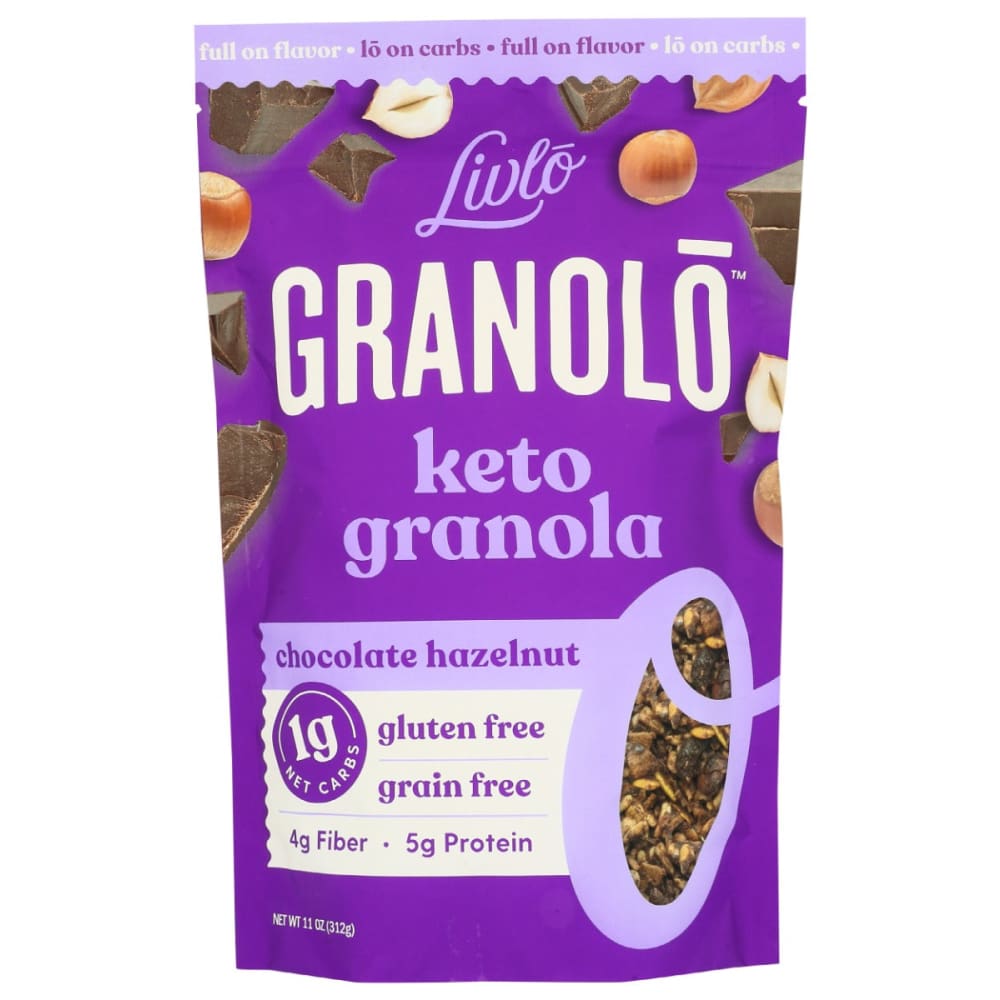LIVLO: Granola Choc Hazelnut 11 OZ (Pack of 2) - Bars Granola & Snack - LIVLO