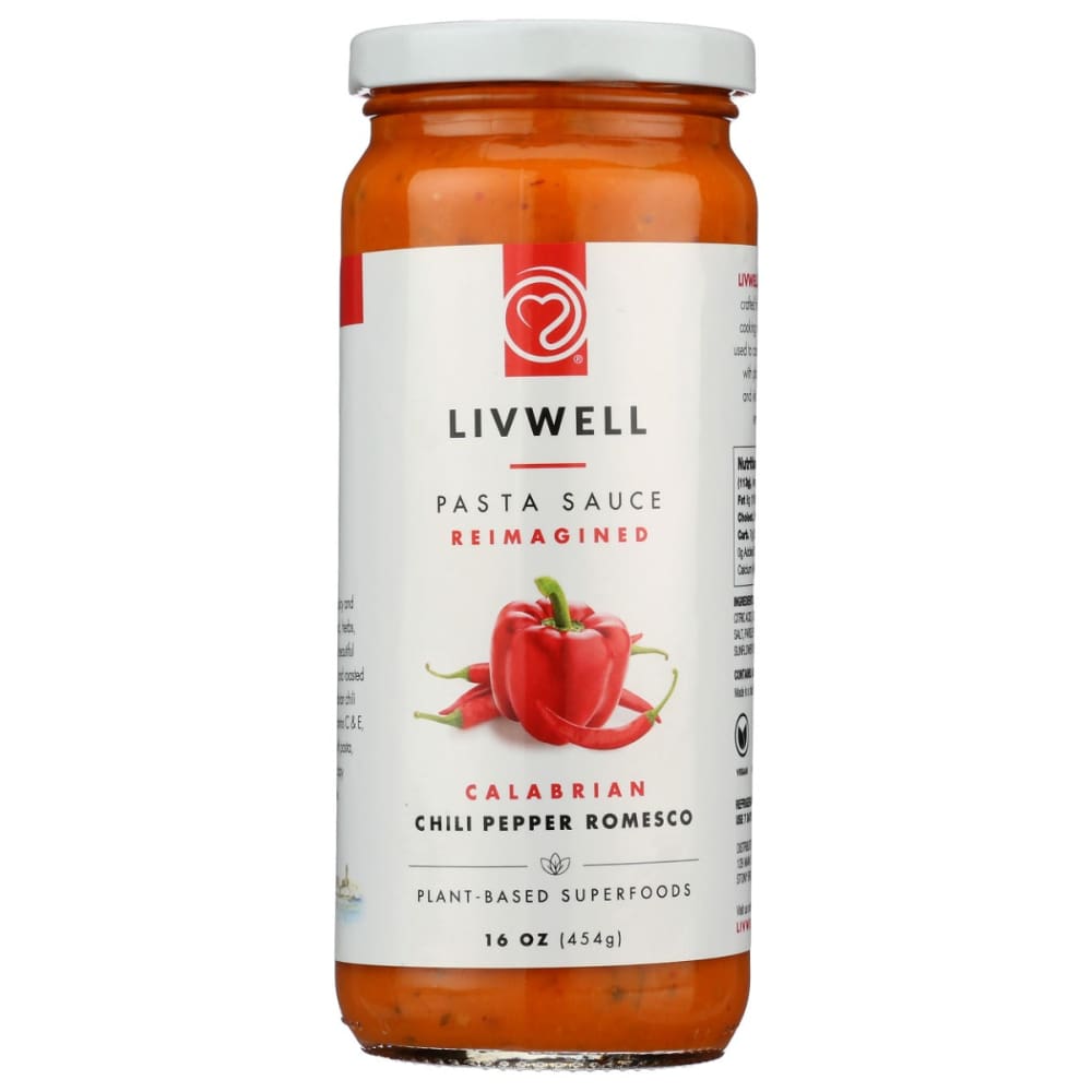 LIVWELL FOODS: Calabrian Chili Pepper Romesco Sauce 16 oz (Pack of 2) - Grocery > Meal Ingredients > Sauces - LIVWELL FOODS
