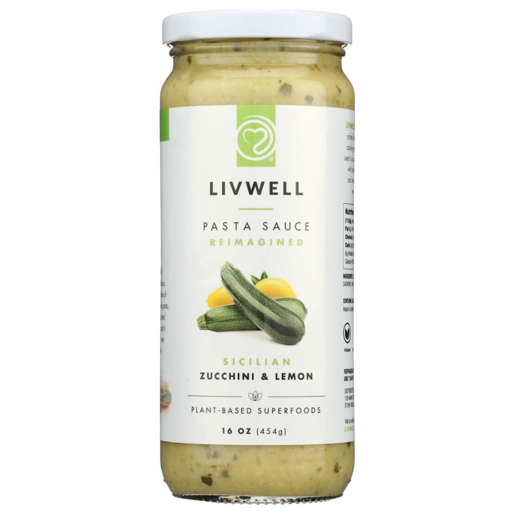 LIVWELL FOODS: Sicilian Zucchini and Lemon Sauce 16 oz (Pack of 2) - Grocery > Meal Ingredients > Sauces - LIVWELL FOODS