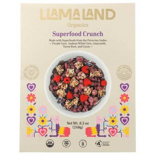 LLAMALAND ORGANICS Llamaland Organics Cereal Superfood Crunch, 8.5 Oz