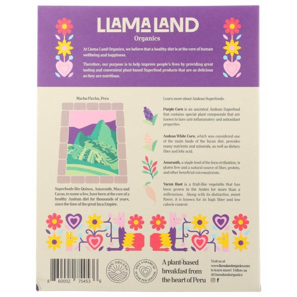 LLAMALAND ORGANICS Llamaland Organics Cereal Superfood Crunch, 8.5 Oz