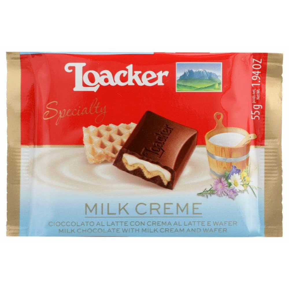 Loacker Loacker Chocolate Milk Creme Bar 55g, 1.94 oz