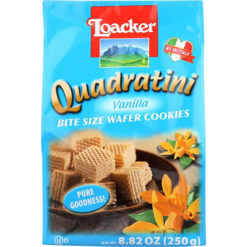 Loacker Loacker Quadratini Vanilla Wafer Cookies, 8.82 Oz