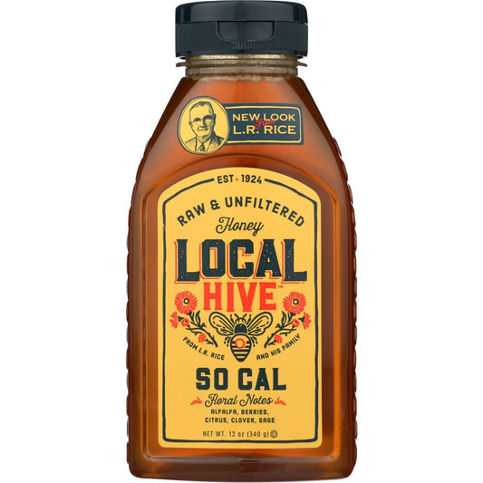 LOCAL HIVE: Honey So Cal Raw Unfiltered 12 oz (Pack of 3) - Grocery > Cooking & Baking > Honey - LOCAL HIVE