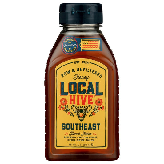 LOCAL HIVE: Honey Southeast Raw 12 oz (Pack of 3) - Honey - LOCAL HIVE