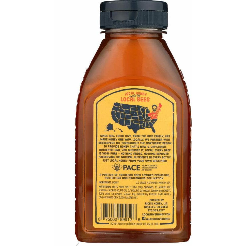 Local Hive Local Hive Raw & Unfiltered Northeast Honey, 12 oz
