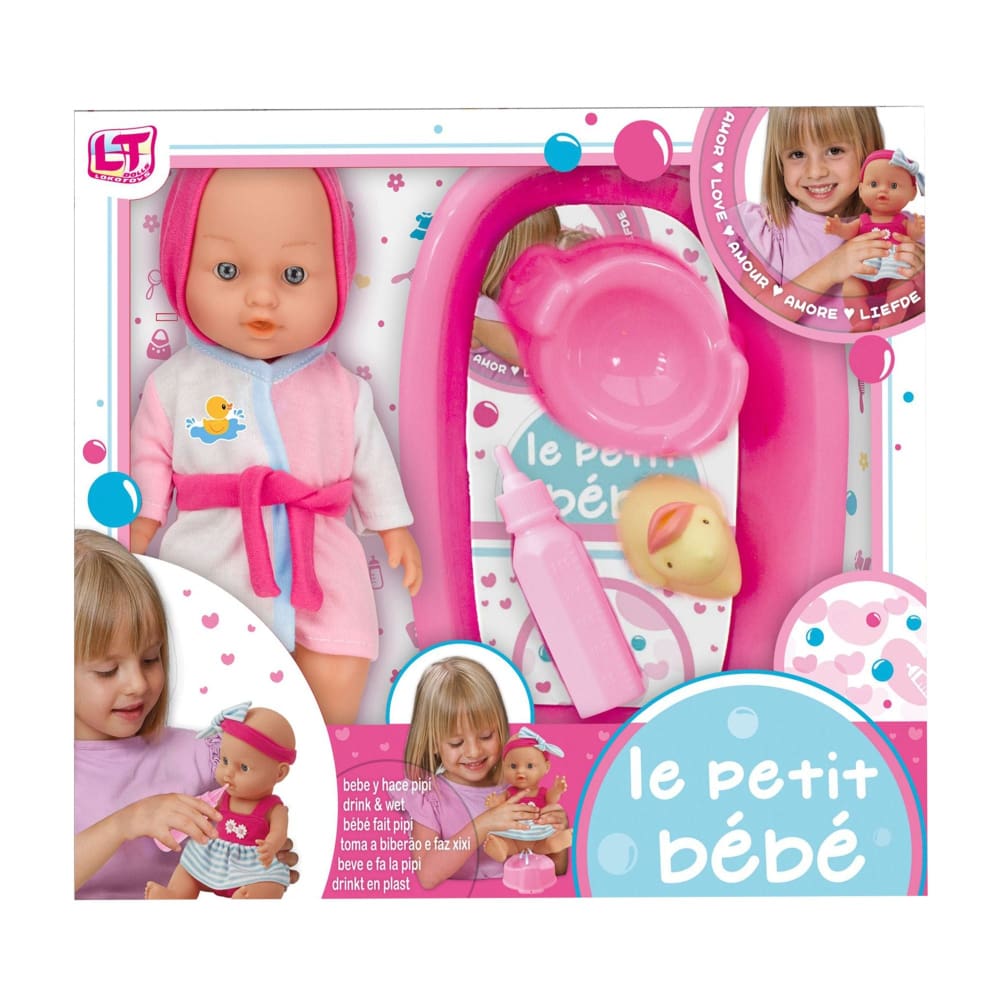 Loko Toys Le Petite Baby doll Bath time and Potty Playset - Home/Toys/Dolls & Stuffed Animals/Baby Dolls & Accessories/ - Unbranded