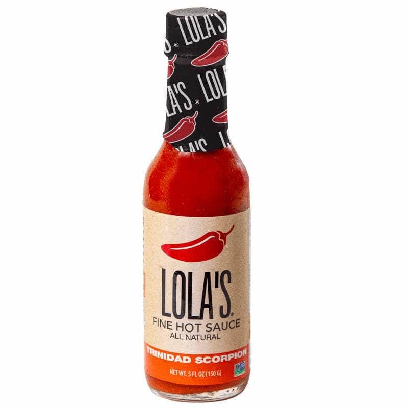 LOLAS FINE HOT SAUCE Grocery > Pantry > Condiments LOLAS FINE HOT SAUCE Trinidad Scorpion, 5 oz