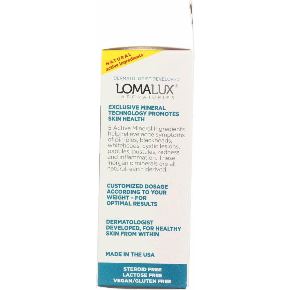 LOMA LUX LABORATORIES Loma Lux Laboratories Acne Pill Acne Clearing Supplement, 60 Tb