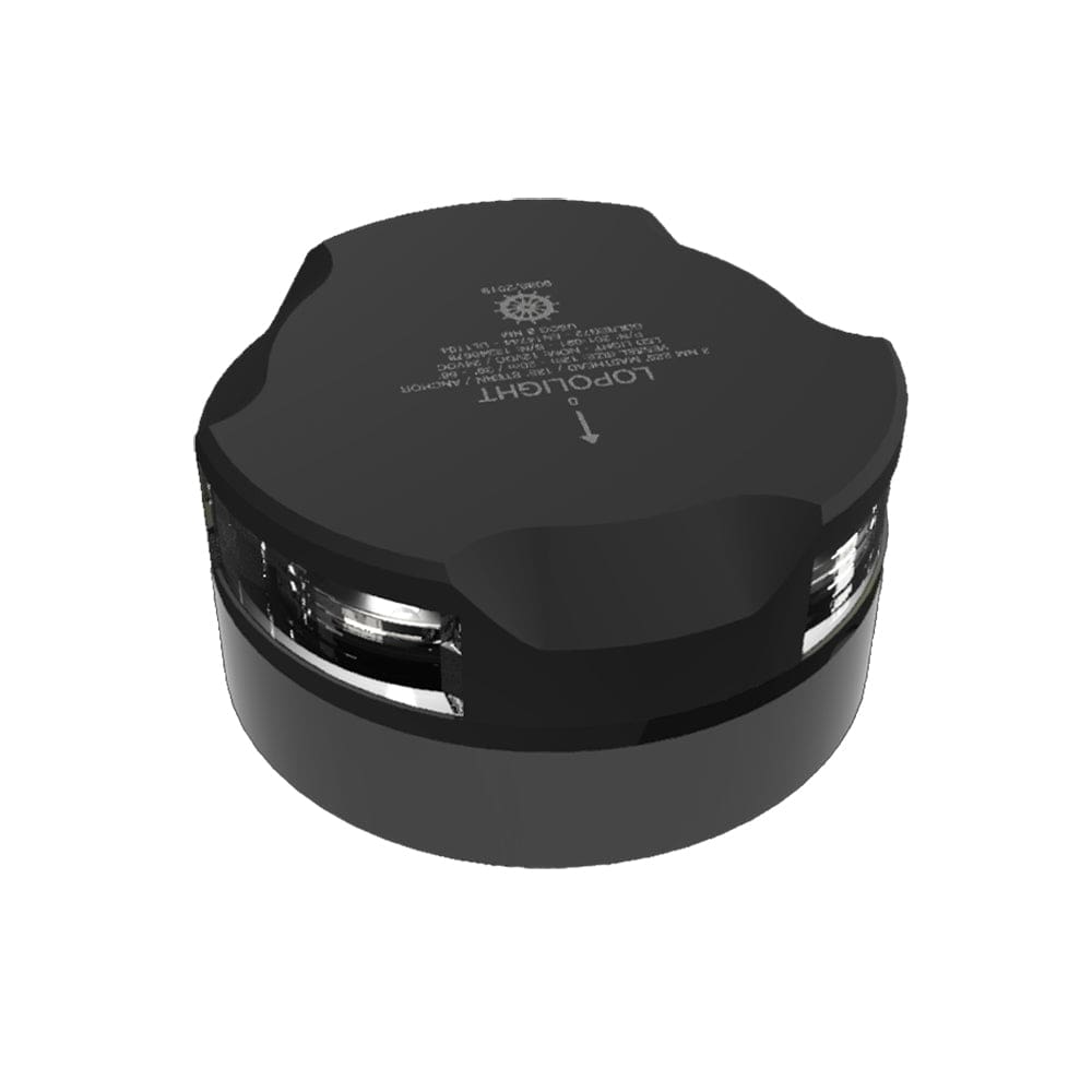 Lopolight Masthead Light - 3NM - Black Housing w/FB Base