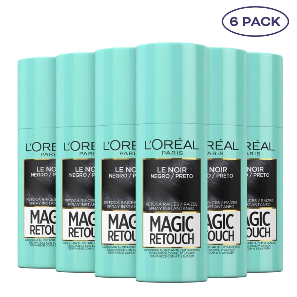 L’oreal Magic Retouch Le Noir Bulk - 75 ml - 6 Pack - Hair Care - L’oreal