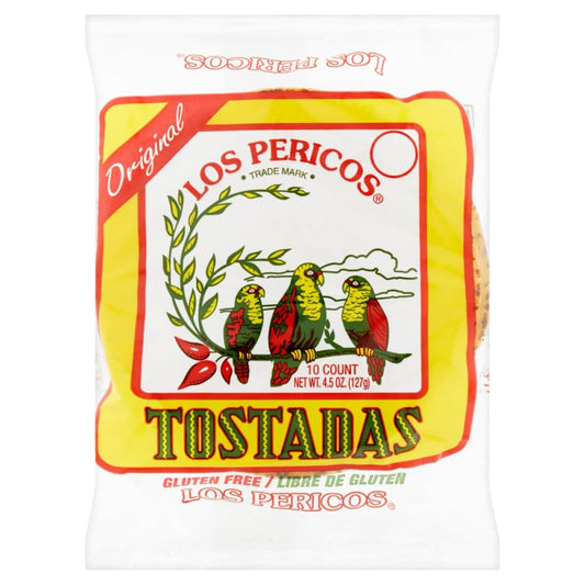 LOS PERICOS: Corn Tostadas Shells 4.5 oz (Pack of 6) - Grocery > Cooking & Baking > Crusts Shells Stuffing - LOS PERICOS