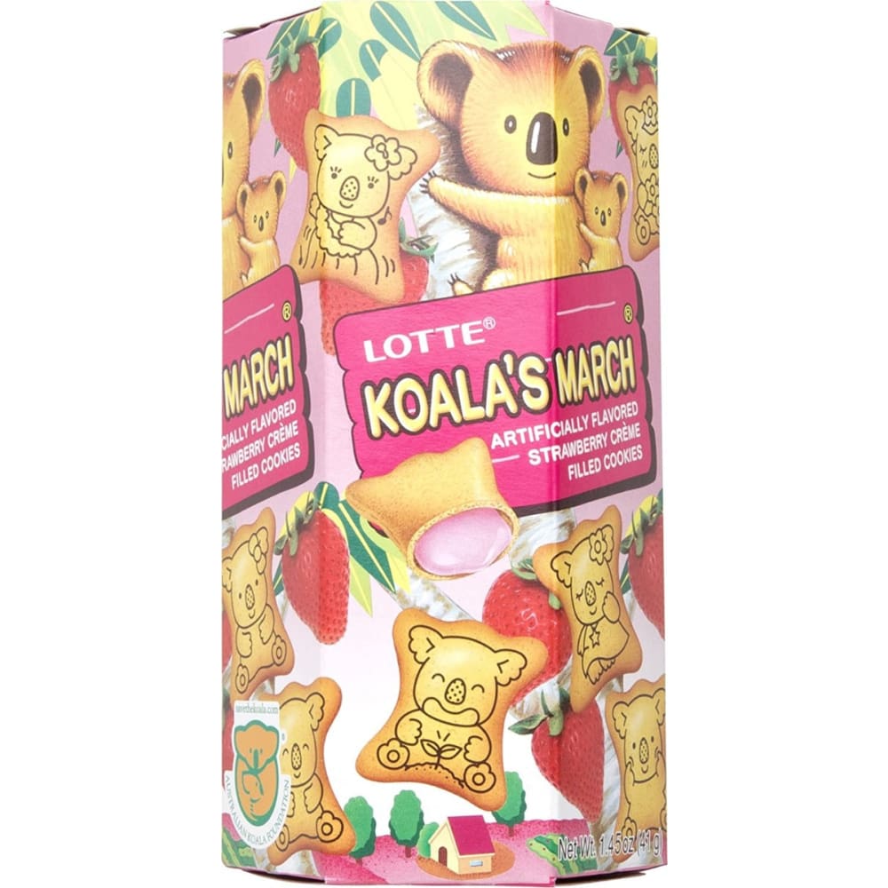 LOTTE: Cookies Koala Strwbry Sm 1.45 oz - Grocery > Snacks > Cookies > Cookies - LOTTE