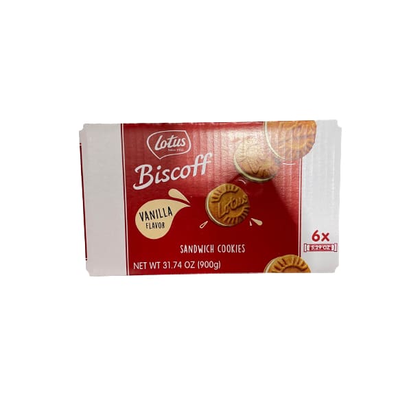 Lotus Bakery Biscoff Sandwich Cookies, 31.74 oz. ShelHealth